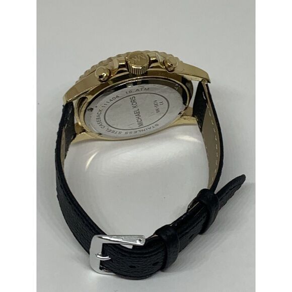 Michael Kors MK5874 Women's Leather Analog Dial Quartz Genuine Watch Watch BP606 - Picture 10 of 11